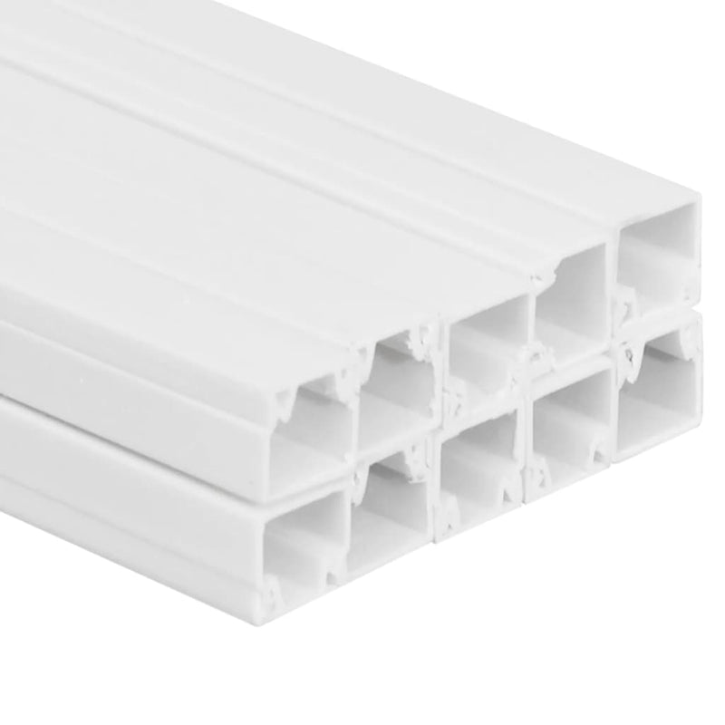 Șine de cabluri, 15x10 mm, 10 m, PVC