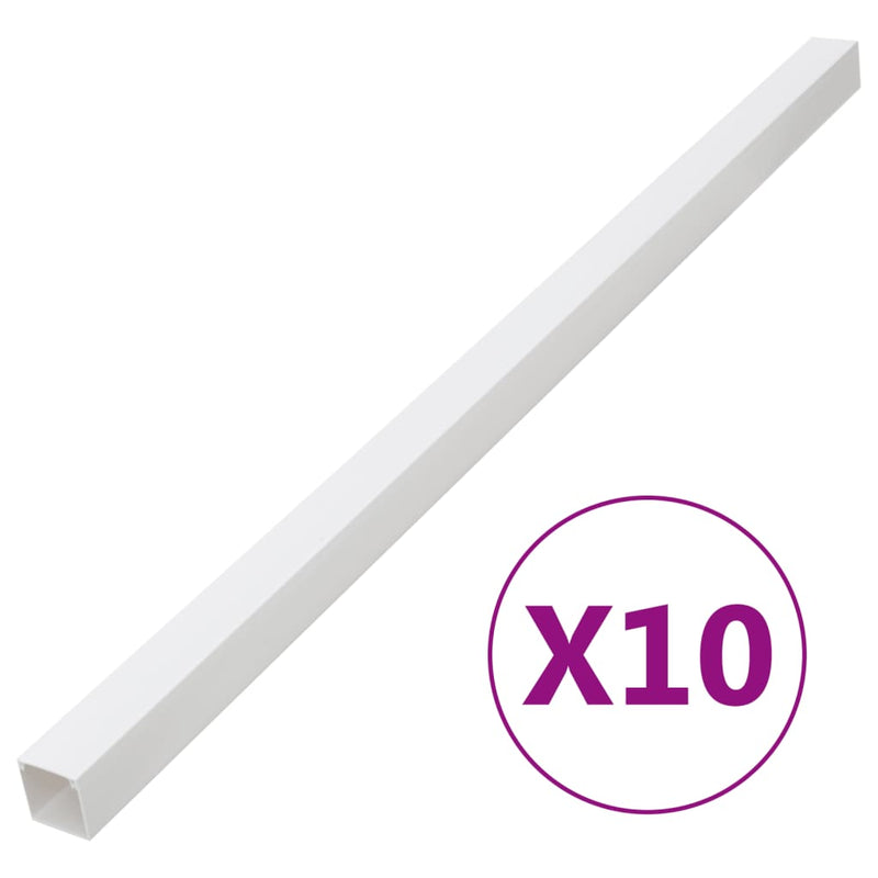 Șine de cabluri, 40x25 mm, 10 m, PVC