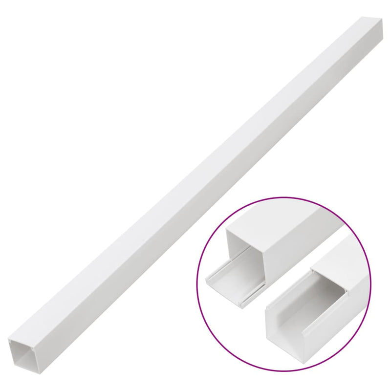 Șine de cabluri, 40x25 mm, 10 m, PVC