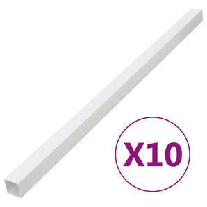 Șine de cabluri, 100x40 mm, 10 m, PVC