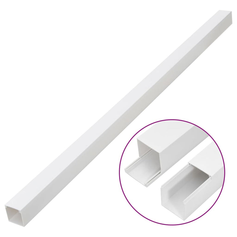 Șine de cabluri, 100x60 mm, 10 m, PVC