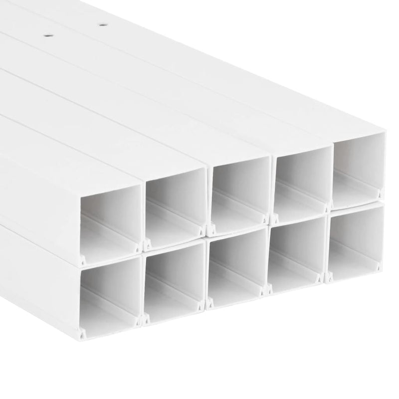 Șine de cabluri, 100x60 mm, 10 m, PVC
