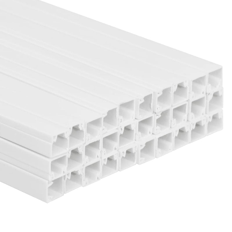Șine de cabluri, 10x10 mm, 30 m, PVC