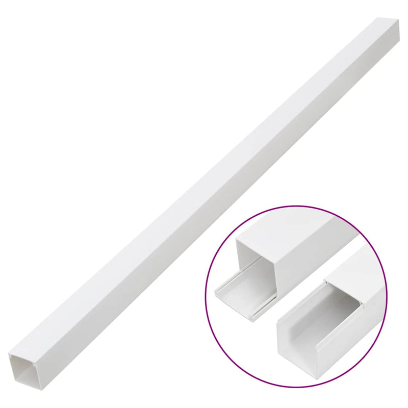 Șine de cabluri, 40x25 mm, 30 m, PVC