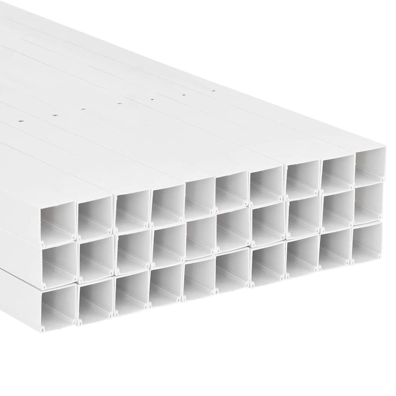 Șine de cabluri, 40x25 mm, 30 m, PVC