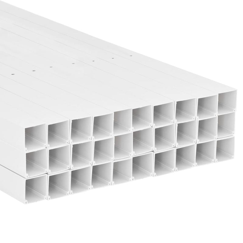 Șine de cabluri, 50x25 mm, 30 m, PVC