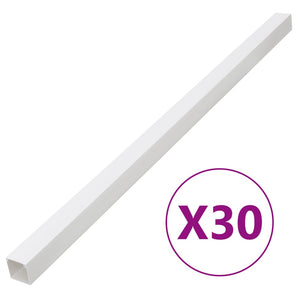 Șine de cabluri, 100x60 mm, 30 m, PVC
