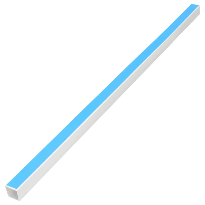 Șine de cabluri autoadezive, 40x40 mm, 30 m, PVC