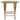 Set de bistro pliabil, 3 piese, cu perne alb crem, bambus