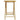 Set de bistro pliabil, 3 piese, cu perne alb crem, bambus