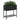 Jardiniere de grădină cu raft 2 buc. negru 70x28x70cm poliratan