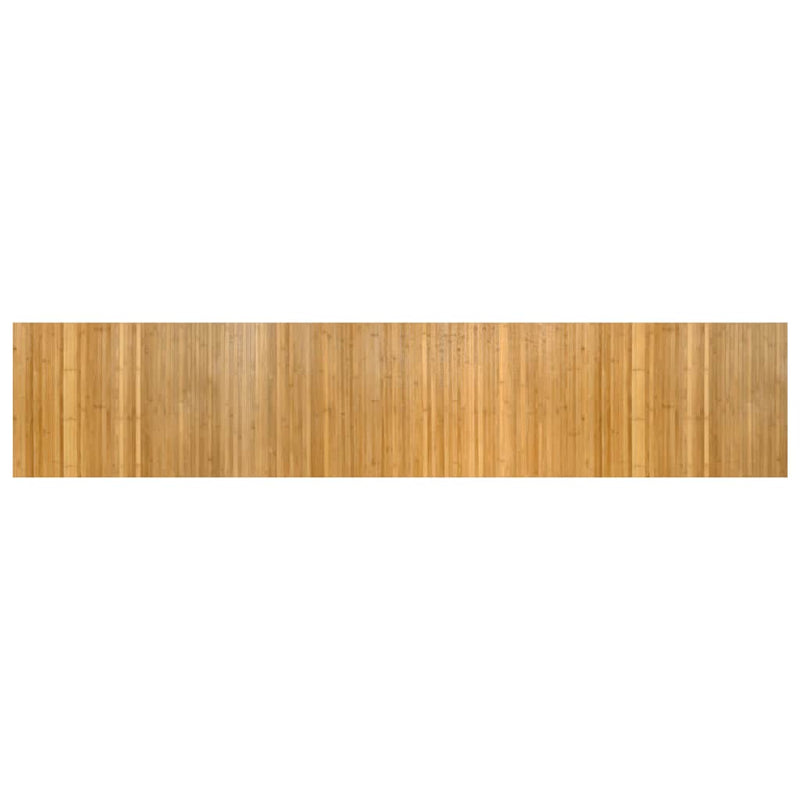 Covor dreptunghiular, natural, 60x300 cm, bambus