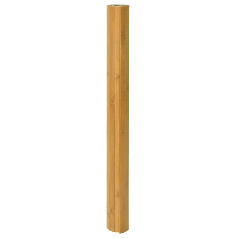 Covor dreptunghiular, natural, 60x500 cm, bambus