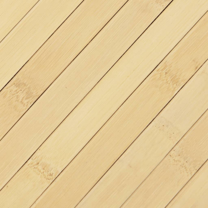 Covor dreptunghiular, natural deschis, 70x200 cm, bambus