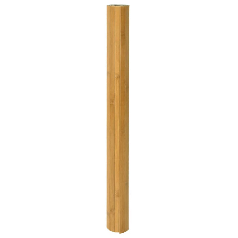 Covor dreptunghiular, natural, 70x300 cm, bambus