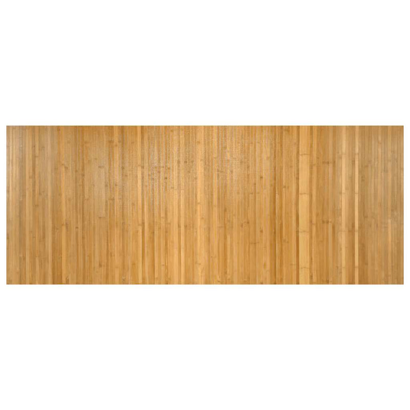Covor dreptunghiular, natural, 80x200 cm, bambus