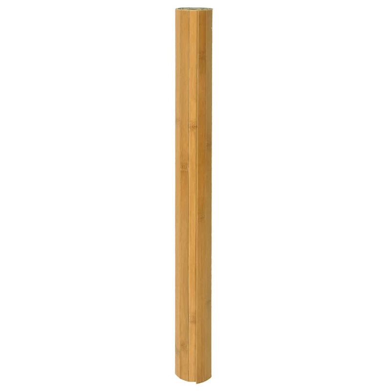 Covor dreptunghiular, natural, 100x400 cm, bambus