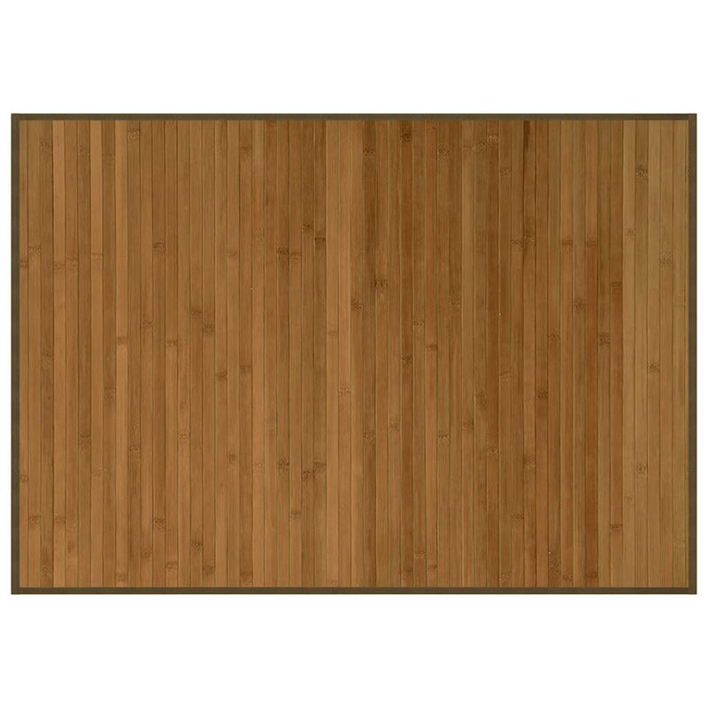 Covor dreptunghiular, maro, 70x100 cm, bambus