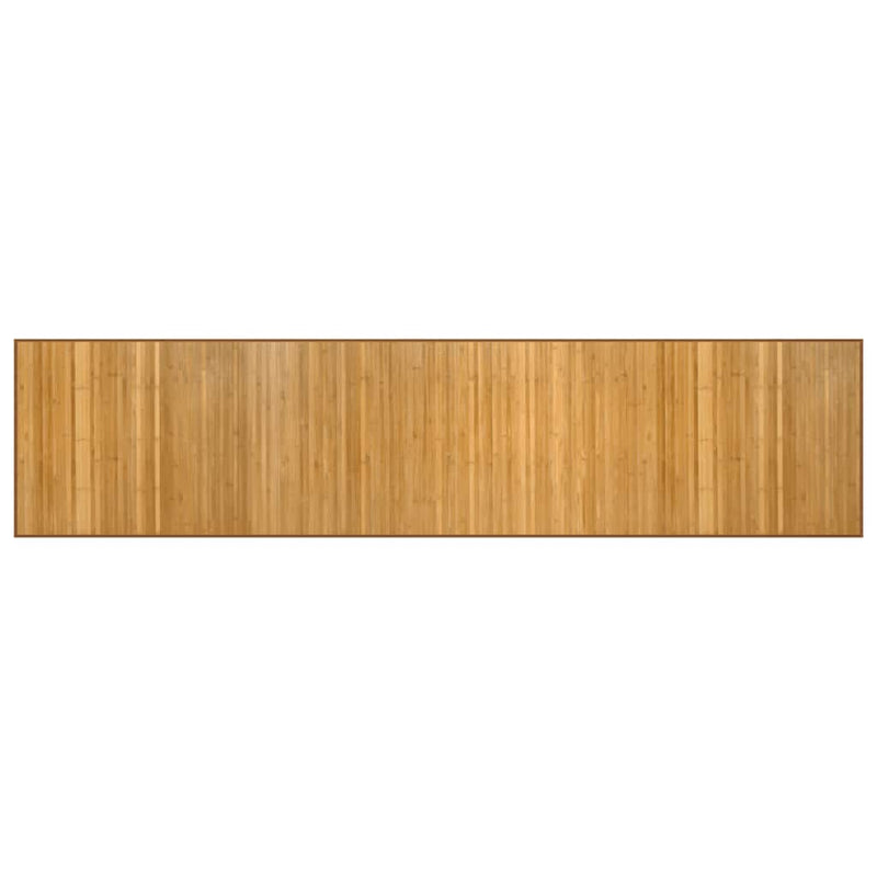 Covor dreptunghiular, natural, 70x300 cm, bambus