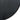 Covor rotund, negru, 60 cm, bambus