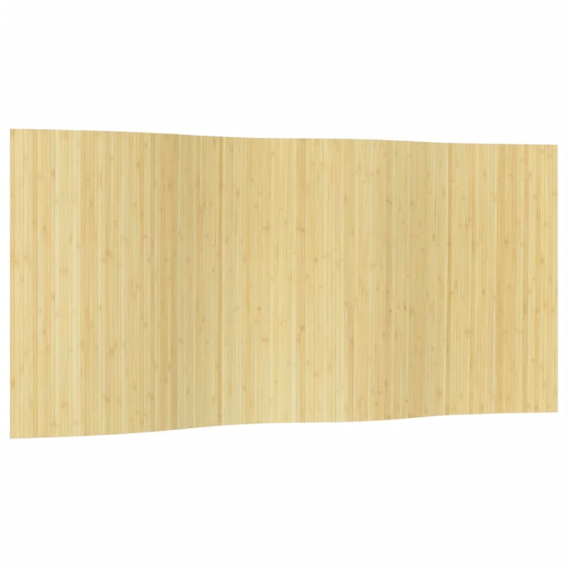 Paravan de cameră, natural deschis, lățime 400 cm, înălțime 165 cm, bambus