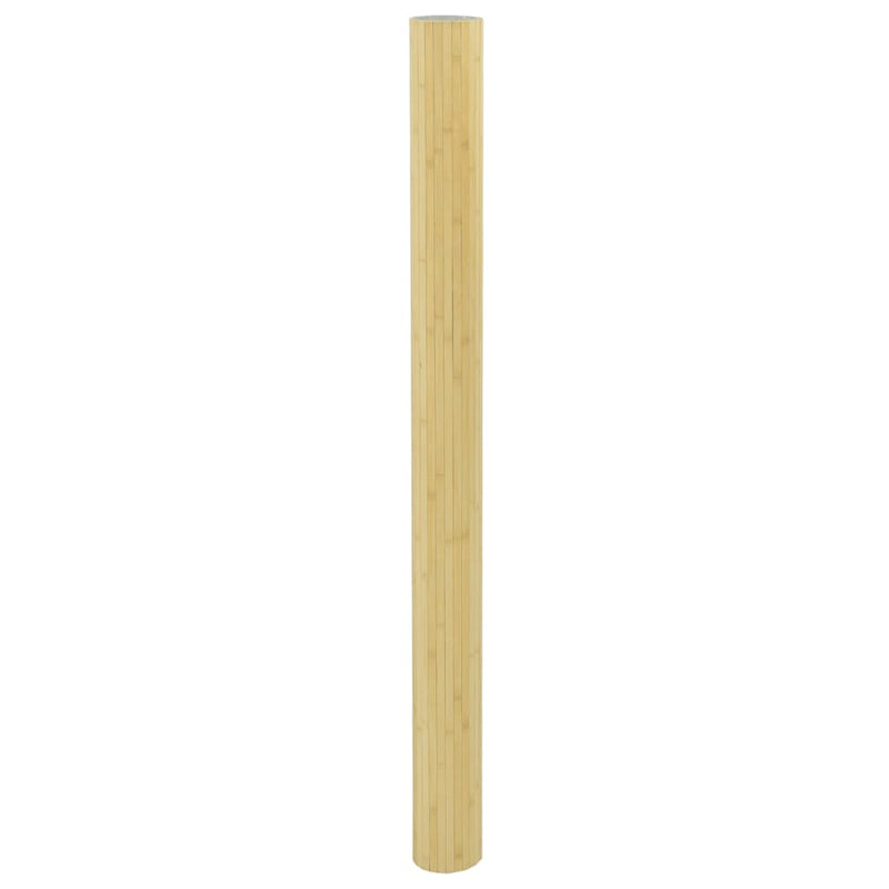 Paravan de cameră, natural deschis, lățime 400 cm, înălțime 165 cm, bambus