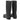 Cizme de ploaie, negru, PVC, mărime 44