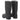 Cizme de ploaie, negru, PVC, mărime 39