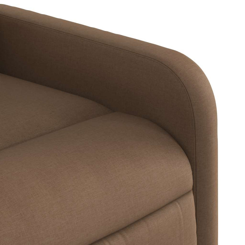 Fotoliu rabatabil, maro, material textil