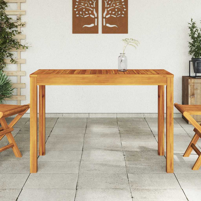 Masă de grădină, 110x55x75 cm, lemn masiv de acacia