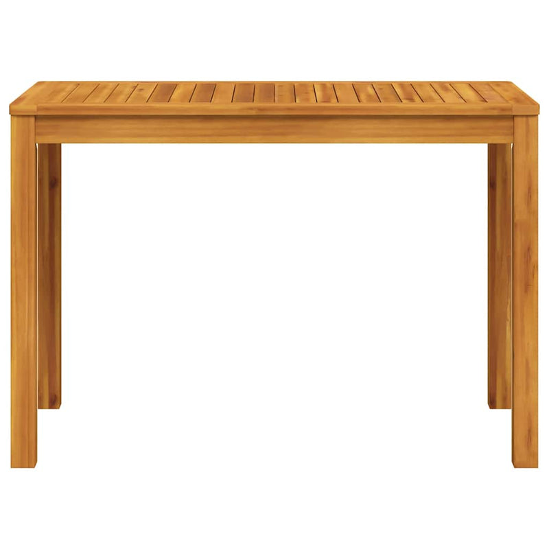 Masă de grădină, 110x55x75 cm, lemn masiv de acacia