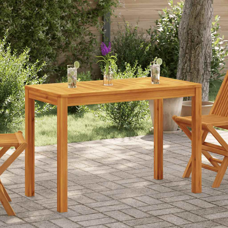 Masă de grădină, 110x55x75 cm, lemn masiv de acacia