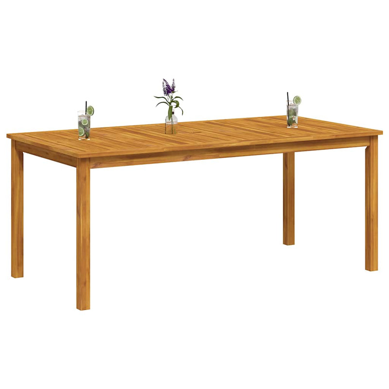 Masă de grădină, 180x90x75 cm, lemn masiv de acacia
