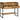Masă de consolă Maro 90 x 35 x 80 cm Lemn Solid de Acacia