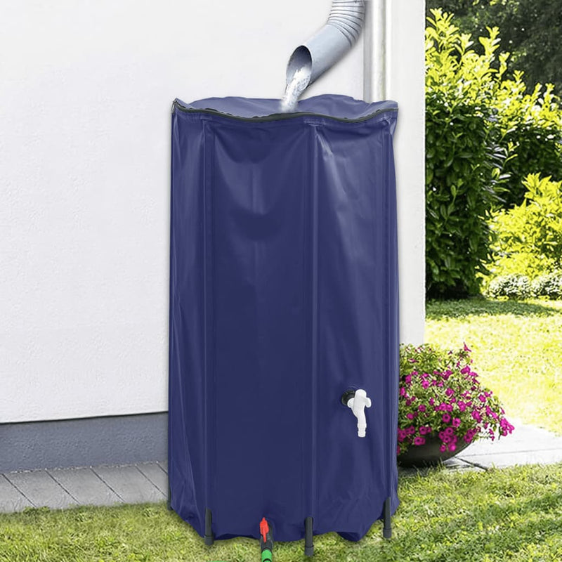 Rezervor de apă cu robinet, pliabil, 380 L, PVC