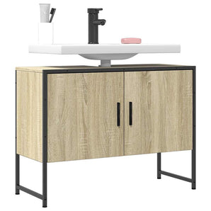 Dulap chiuveta de baie, stejar sonoma, 80x33x60cm lemn compozit