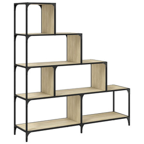 Bibliotecă cu 4 niveluri stejar sonoma 139x33,5x149 cm lemn