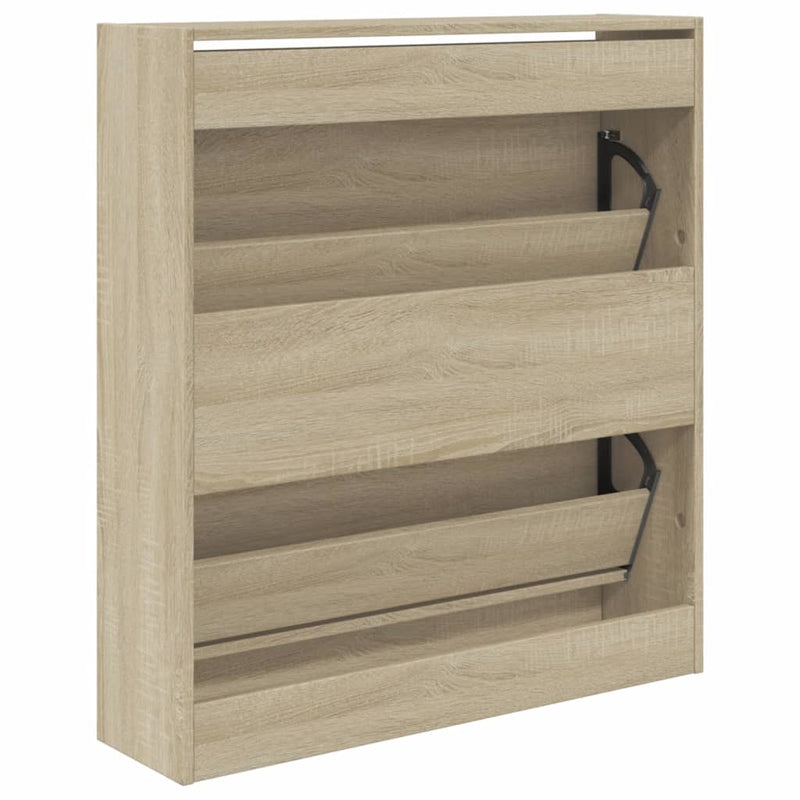 Pantofar, stejar sonoma, 80x21x87,5 cm, lemn compozit