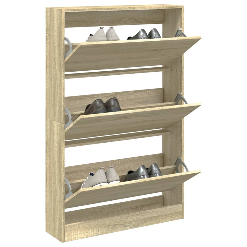 Pantofar, stejar sonoma, 80x21x125,5 cm, lemn compozit