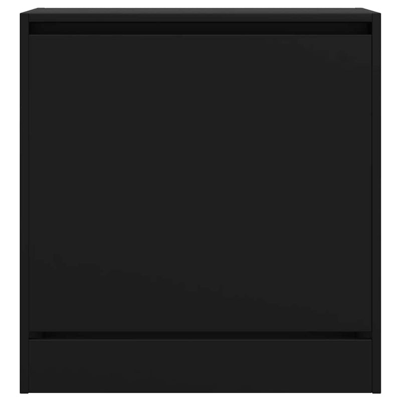 Pantofar, negru, 60x34x63,5 cm, lemn compozit