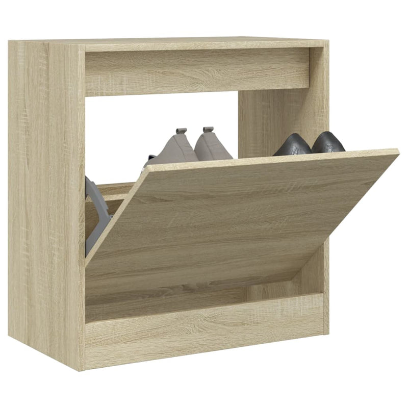 Pantofar, stejar sonoma, 60x34x63,5 cm, lemn compozit