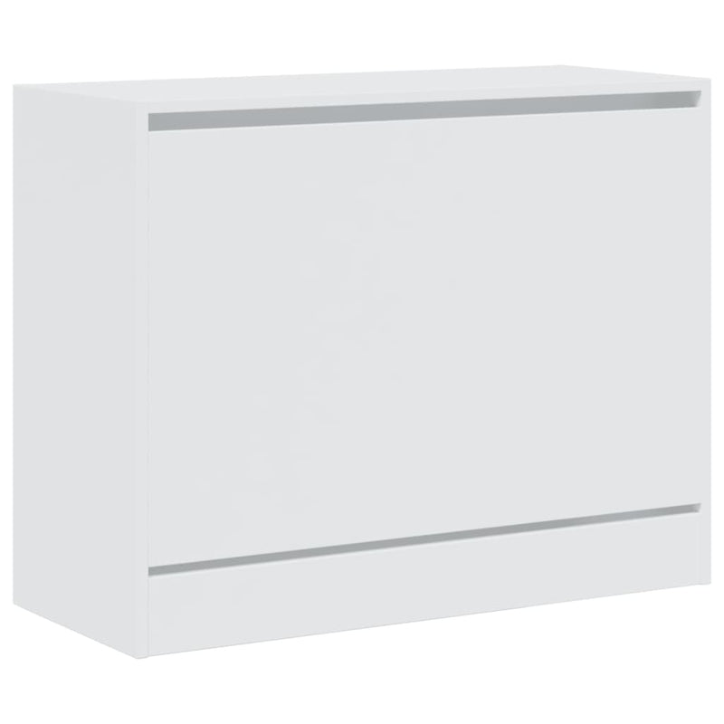 Pantofar, alb, 80x34x63 cm, lemn prelucrat