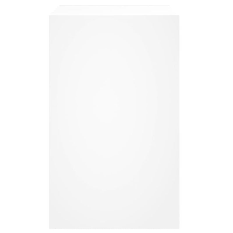 Pantofar, alb, 60x42x69 cm, lemn prelucrat