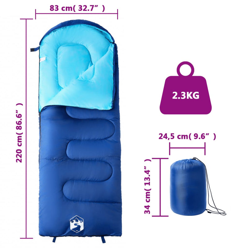 Sac de dormit pentru adulți de camping, 3-4 anotimpuri