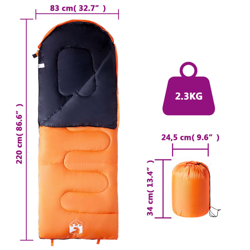 Sac de dormit pentru adulți de camping, 3-4 anotimpuri