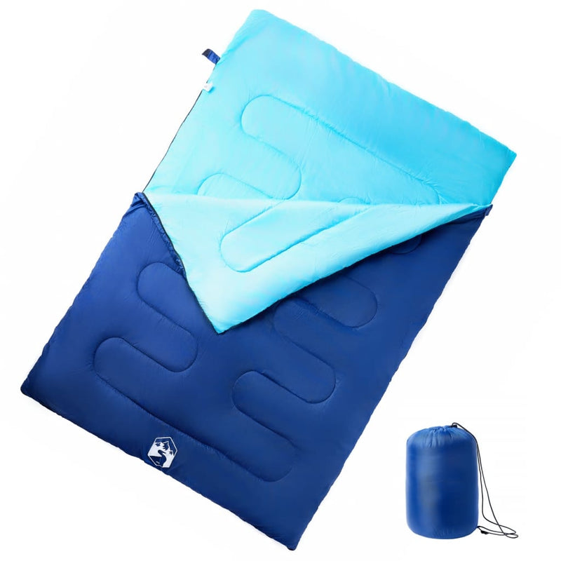 Sac de dormit dublu cu perne de camping, adulți, 3-4 anotimpuri