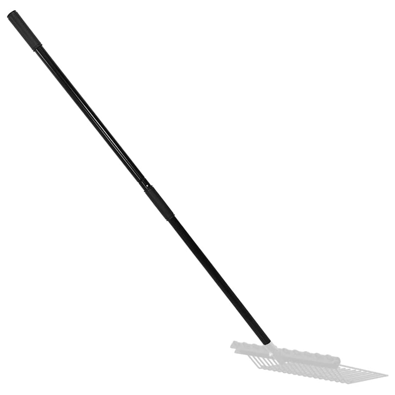 Mâner de furcă, negru, Ø3,5x127,5 cm, oțel