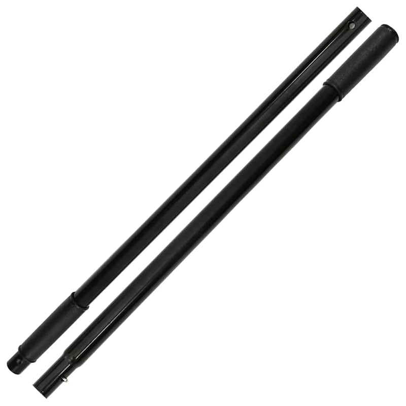 Mâner de furcă, negru, Ø3,5x127,5 cm, oțel