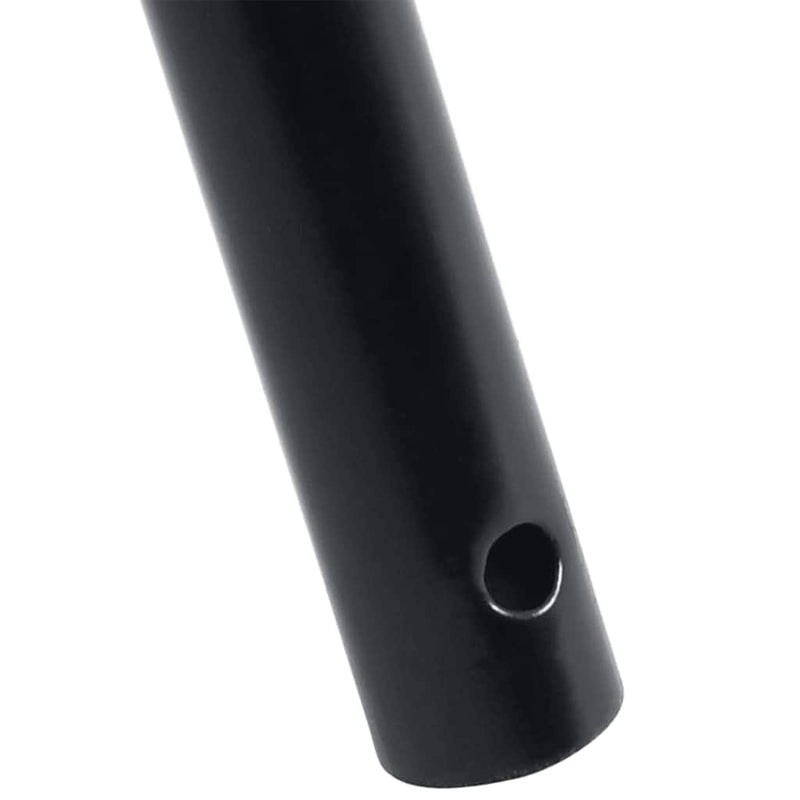 Mâner de furcă, negru, Ø3,5x127,5 cm, oțel