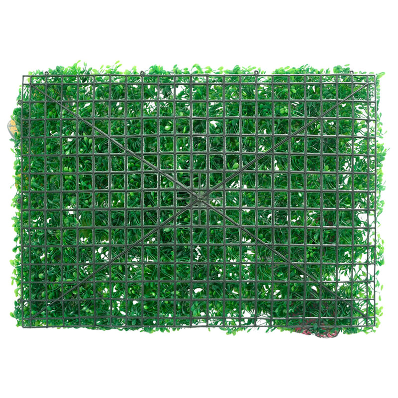 Gard din plante artificiale, 24 buc., verde, 40x60 cm